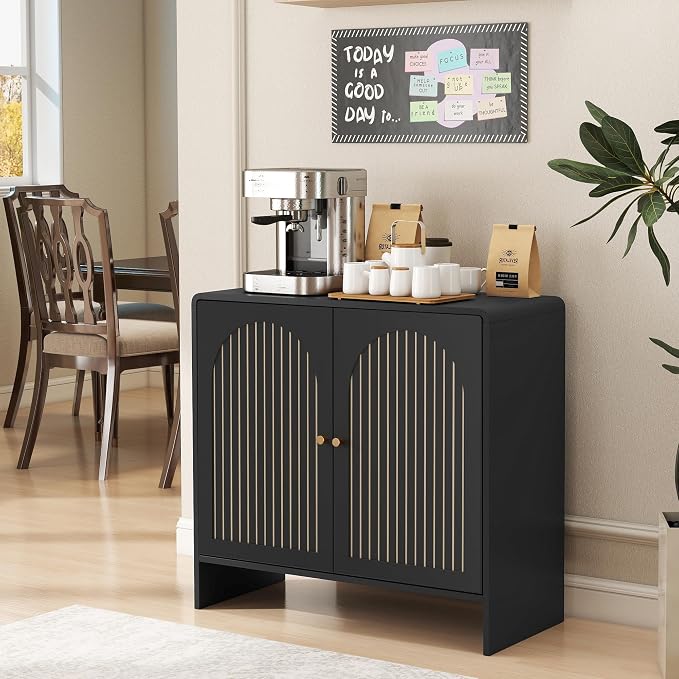 Black Sideboard Buffet Cabinet - Image 3