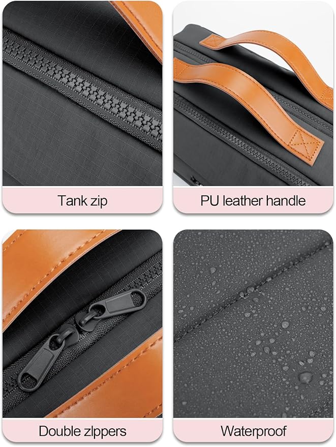 Women's Hanging Toiletry Bag, Waterproof Travel Cosmetic Organizer - Image 9