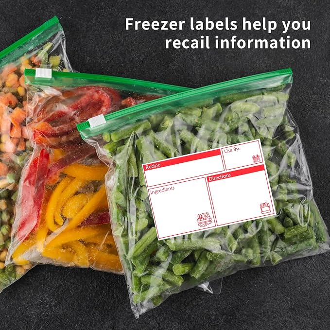 100pcs Labels for Freezer Bags Freezer Meal Labels - Image 9