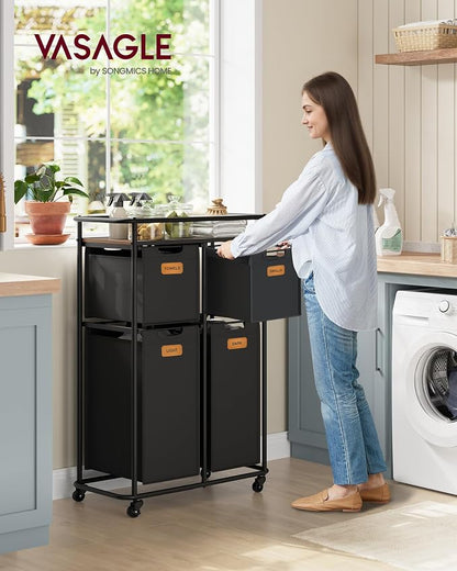 VASAGLE Laundry Sorter, Laundry Hamper - Image 2