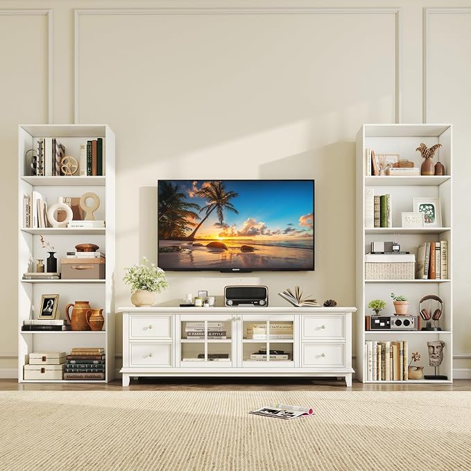 Giantex 5-Tier Bookshelf, Freestanding Tall Bookcase - Image 7