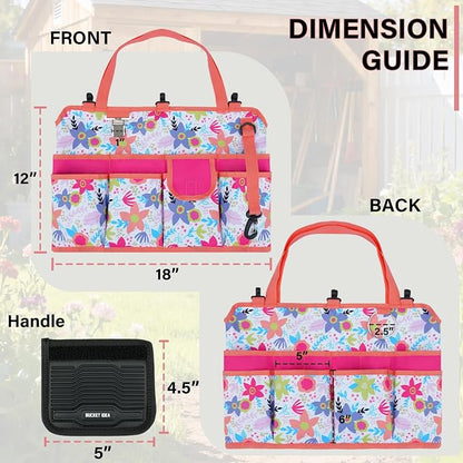 KUNN 5 Gallon Bucket Organizer 18-Pocket Bucket Tool Bag - Image 2