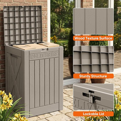 Flamaker 50 Gallon Deck Box, Package Delivery Storage Box - Image 5