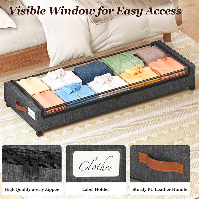 Yecaye 85 L Under Bed Storage - Image 5
