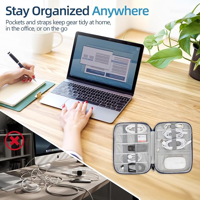 Cord Organizer Travel Case, Cable Organizer Bag - Image 6