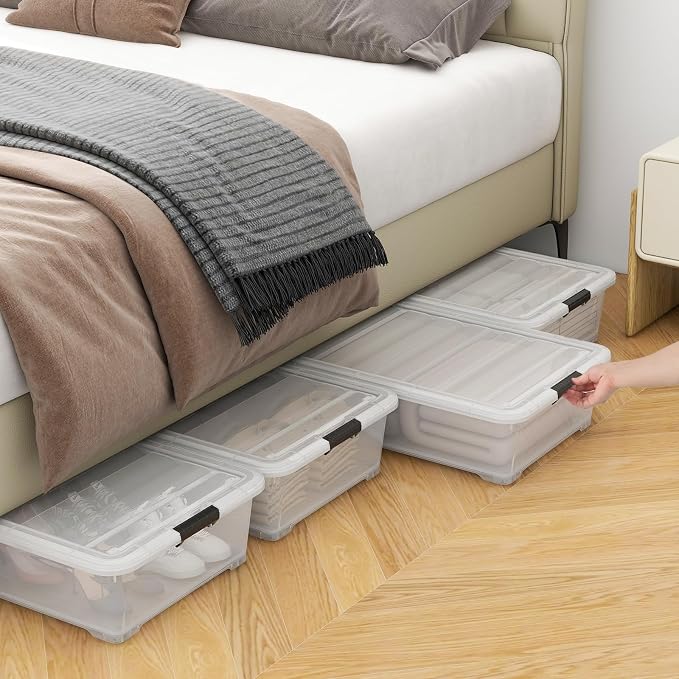 Xyskin 50 Quart Under-Bed Storage Container Organizer Bin - Image 5