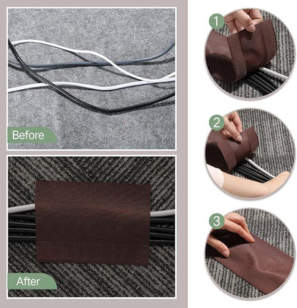WILLBOND Carpet Cord Cover Cable Protector Floor Cover Cable Protector - Image 5