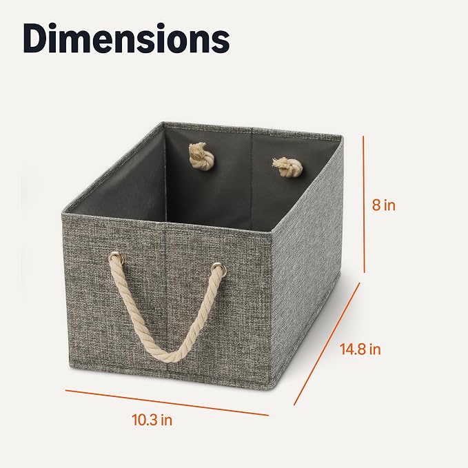 Amazon Basics Foldable Storage Bins - Image 5