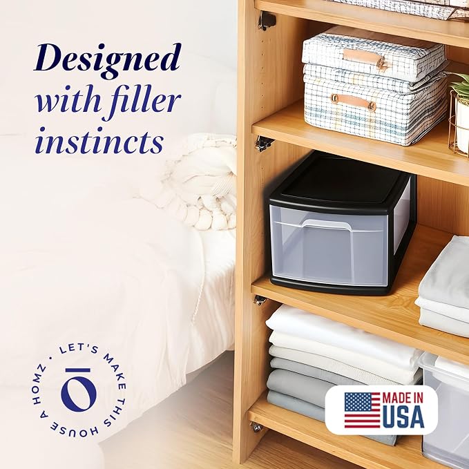 HOMZ 2-Pack 1-Drawer Storage Cart, 14.25" Wide Medium, and Classroom - Image 4