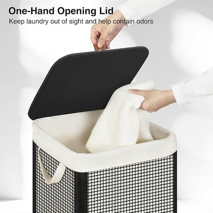 STO STO Laundry Hamper with Lid, 90L Large 1 Section Laundry Sorter, Laundry - Image 6
