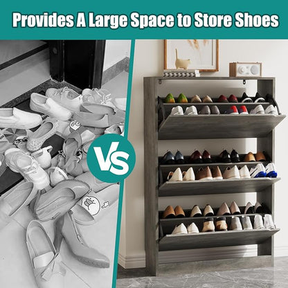 Xixini Shoe Storage Cabinet for Entryway - Image 5