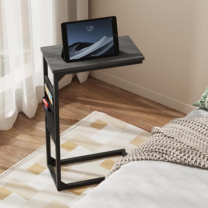 TUTOTAK C Shaped End Table, Side Table - Image 4