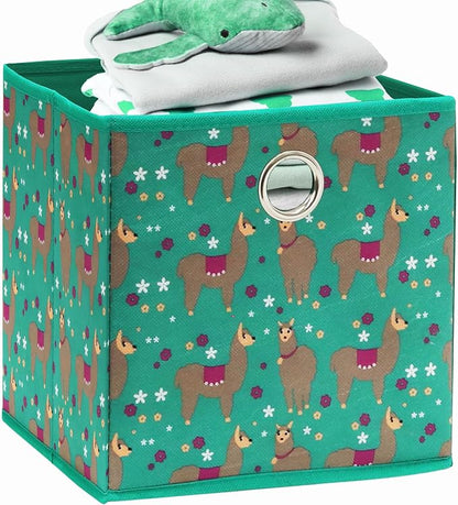 Simple Houseware 10-Inch Collapsible Fabric Cube Storage Bin - Image 9