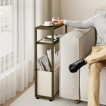 Narrow Side Table, Slim End Tables - Image 5