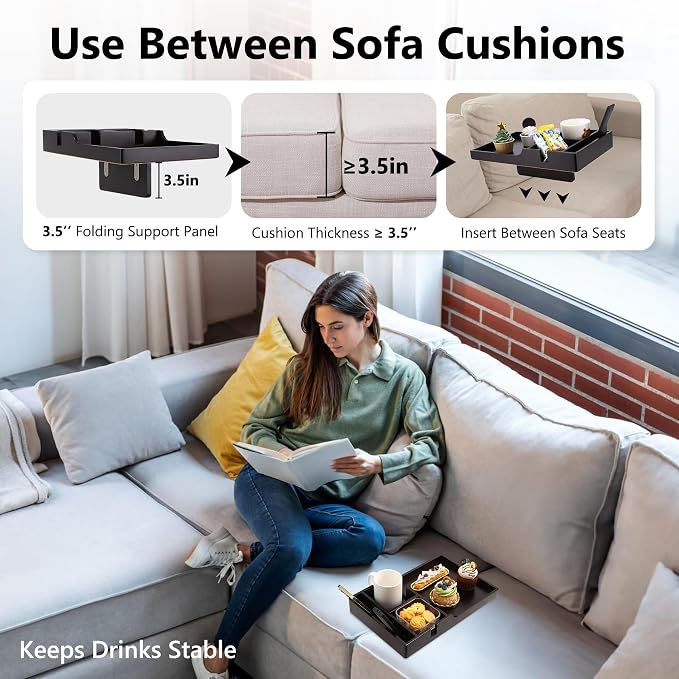 Sofa Tray Insert for Sectional Couch, Couch Table - Image 3