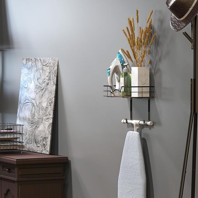 Simple Houseware Wall Mount Ironing Board Holder - Image 7