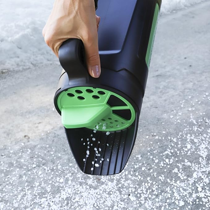 Hand Spreader Shaker for Seed, Ice Melt, Earth Food and Fertilizer - Image 2
