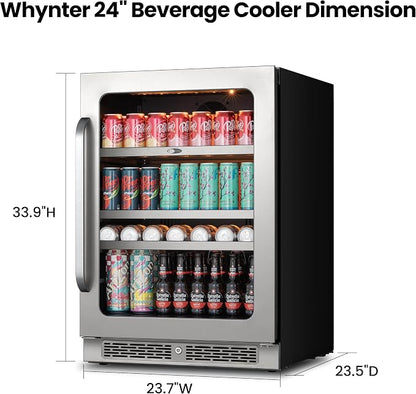 Whynter Beverage Refrigerator 24 Inch Drink Fridge - Image 9