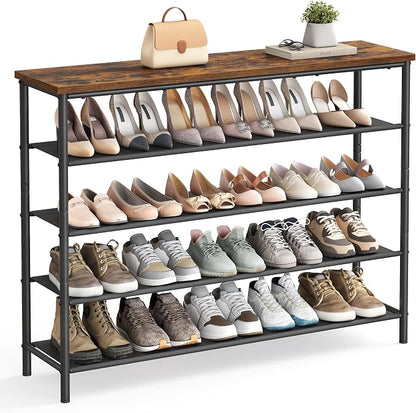 VASAGLE Shoe Rack, 5-Tier Shoe Storage Organizer by Unknown