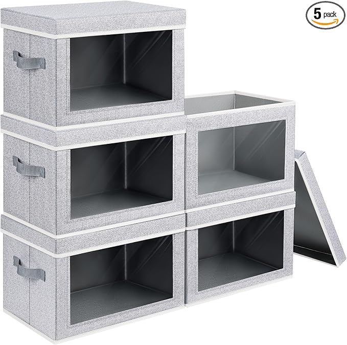Homsorout Storage Box with Lids by Homsorout
