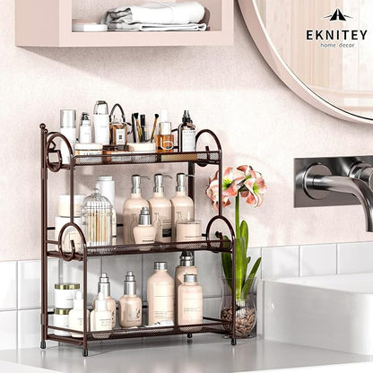 EKNITEY Bathroom Organizer Shelf Countertop - Image 4