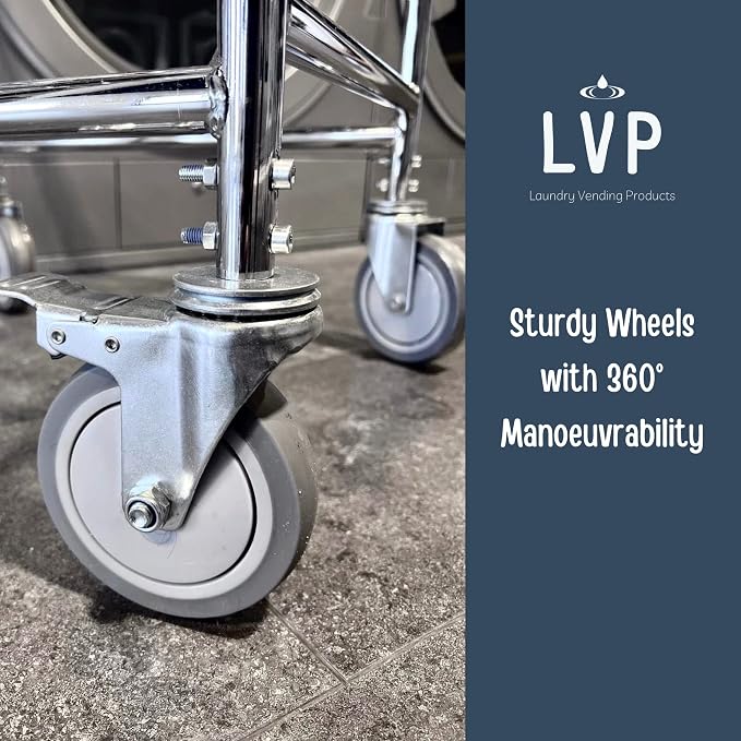 LVP Big Brother Commercial Laundry Cart - Image 3