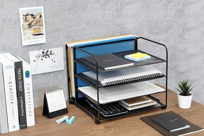 CAXXA 4 Tier Mesh Document Trays - Image 4