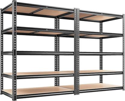REIBII 2020LBS Storage Shelves 5 Tier Garage Shelving Heavy Duty, Adjustable by REIBII