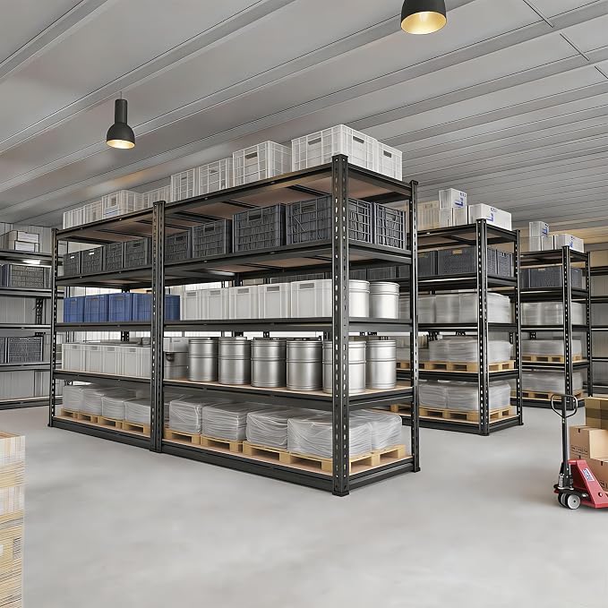 Garage Shelving Heavy Duty, 2450LBS Metal Storage Shelves 5 Tier, Adjustable - Image 7