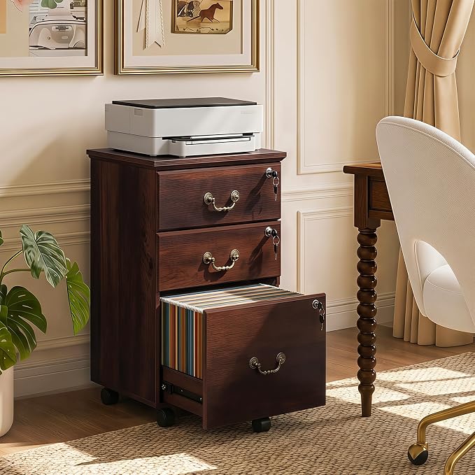 DEVAISE 3 Drawer File Cabinet - Image 2