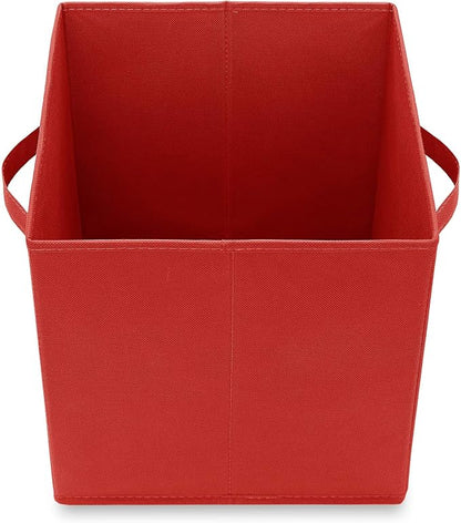 Casafield Set of 6 Collapsible Fabric Cube Storage Bins, Cubby Organizers & More - Image 4