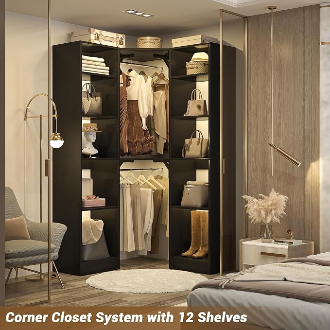 Besiost Corner Closet System - Image 2