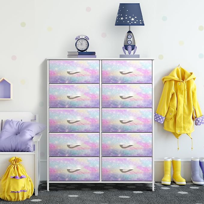 Sorbus Kids Dresser with 10 Drawers - Image 6