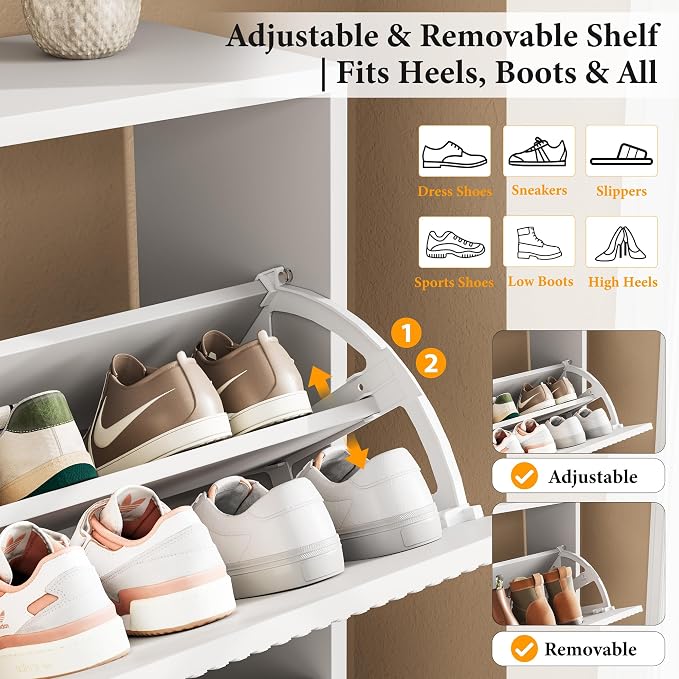 Nicetree Shoe Storage Cabinet for Entryway - Image 5