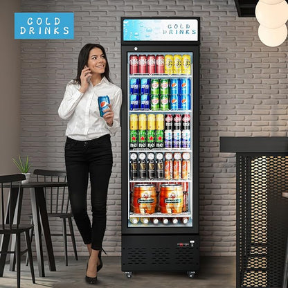 Commercial Glass Door Display Refrigerator 12 cu.ft Commercial Beverage - Image 7