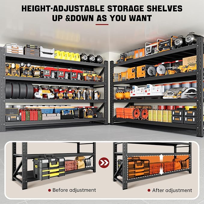 9000LBS Storage Shelves, Shelving Units Industrial Shelving - Image 7