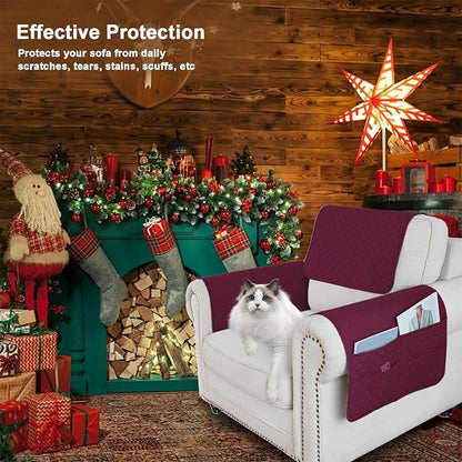 Waterproof Sofa Armrest Cover Headrest Cover - Image 2