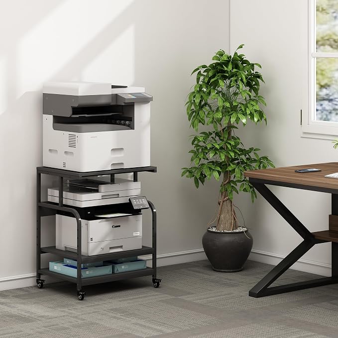 Printer Stand, 23.6 x18.9 x 30 Inches Large Printer Table - Image 6
