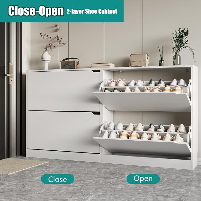 Xixini Shoe Storage Cabinet for Entryway - Image 3