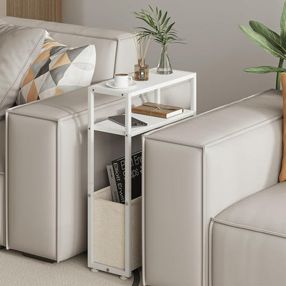 Narrow Side Table, Slim End Tables - Image 4