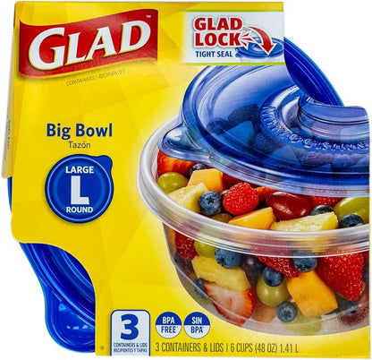 Glad GladWare Big Bowl Food Storage Containers - Image 3