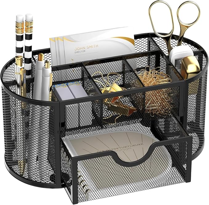 SUPEASY Mesh Desk Organizer, Desk Accessories & Workspace Organizers by SUPEASY