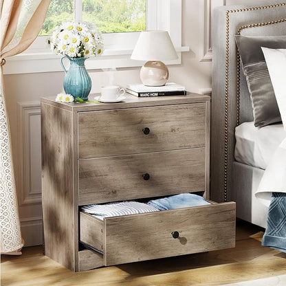 Nightstand, Bedside Tables, Farmhouse Wood Night Stand by MEMOBARCO