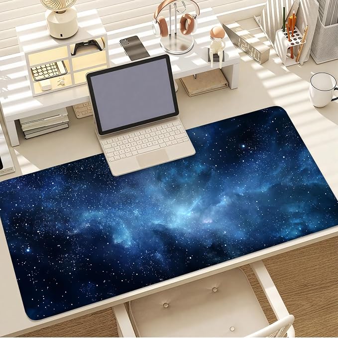 Galaxy Mouse Pad – Large Extended Desk Mat 35.43 x 15.75 in – Deep Space Nebula - Image 7