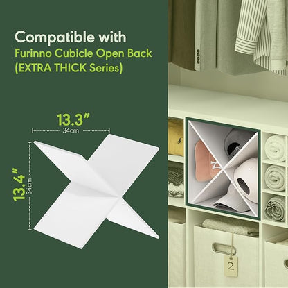 Furinno Cubicle Cube Insert, X-Shelf Cube Organizer, Fits into Furinno Extra - Image 4