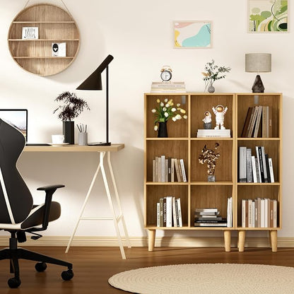 3 Cube Bookcase, Wooden Book Shelf Cube Storage Organizer - Image 8