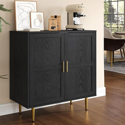 RoyalCraft 2-Door Storage Cabinet, Modern Wood Credenza - Image 3