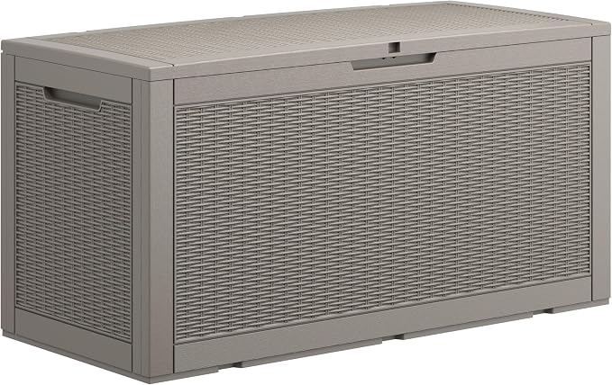 Outdoor Storage Box, Resin Deck Boxes Indoor and outdoor, Waterproof Storage - Image 9