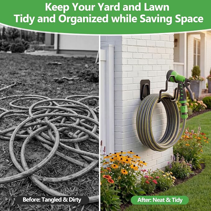 Heavy Duty Garden Hose Holder Wall Mount - Image 6