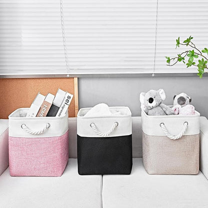 11x11 Inch Cube Storage Bins, 6 Pack Fabric Storage Cubes - Image 5